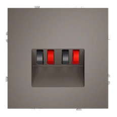 Изображение Розетка акустическая встраиваемая VOLTUM S70 4-местная (капучино)